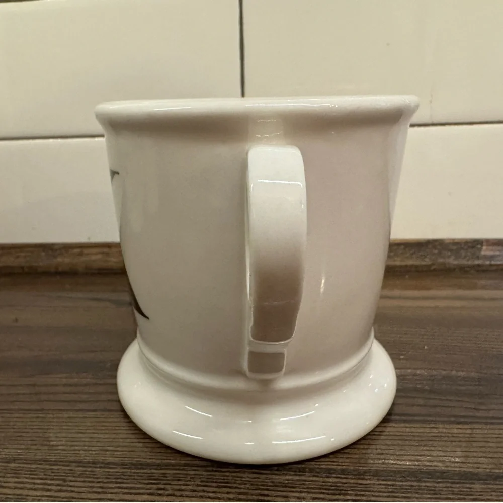 Anthropologie Black and White K Coffee Mug - Picture 5 of 9